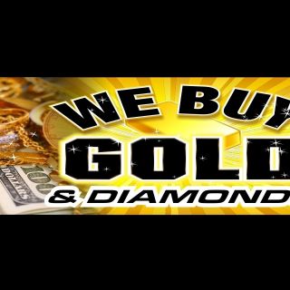   FT WE BUY GOLD & Diamonds Best Looking Banner Sign, Jewelry, Pawn Shop