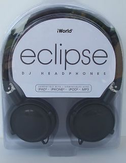 Headphones DJ Eclipse By iWorld Compatible with iPod iPhone  Player