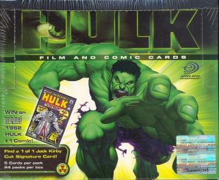 INCREDIBLE HULK MOVIE 2003 UPPER DECK FACTORY SEALED CARD BOX MARVEL