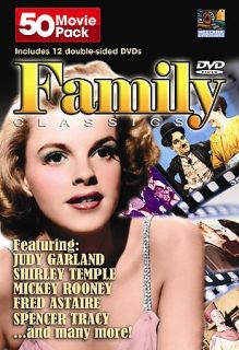 Family Classics 50 Movie Pack DVD, 2004, 12 Disc Set