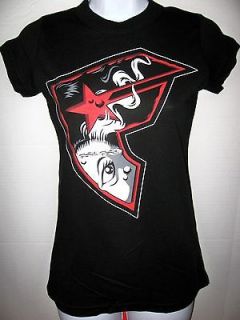 Famous Stars And Straps WOMENS Cute Black BRIDE F Shirt Amazing Size 