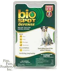 BioSpot Flea and Tick for Dogs 32 55 Lbs (6 Month)
