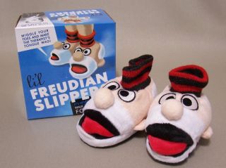 Lil Freudian Slippers Infant Size 6 12 months Funny Baby Gift NEW 