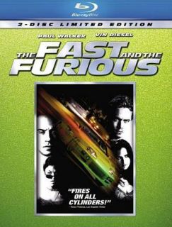 The Fast and the Furious (Blu ray Disc, 2009, 2 Disc Set) New