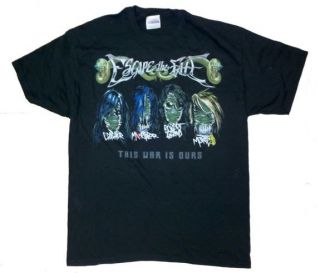 New Authentic Escape The Fate This War Is Ours Mens T Shirt Size Large