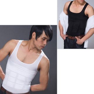 1pc Men‘s Slimming Body Corset Shaper Vest Shirt Fatty