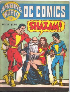  WORLD OF DC COMICS 17 MAGAZINE FANZINE ALL SHAZAM FAWCETT ISSUE FUN