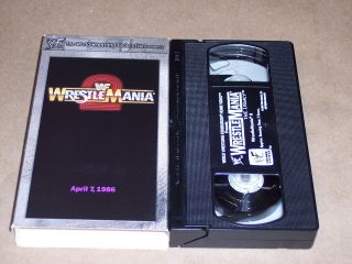 WWF WrestleMania 2 april 7,1986 Hulk Hogan British Bulldogs MrT King 