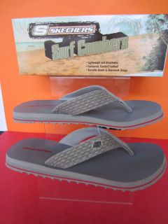 MENS SKECHERS Agilis Flipflop/Sandal available in Grey