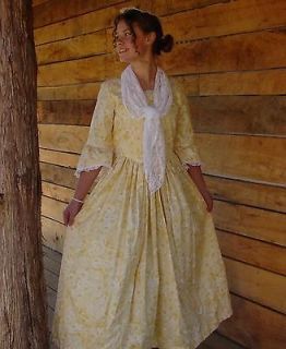   Clothing Costumes Victorian Colonial Pioneer ~Yellow Felicia~ 10/12