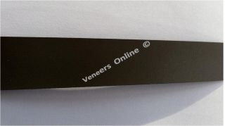 Black Smooth 22mm Wide Iron on Melamine Edging Veneer U180s