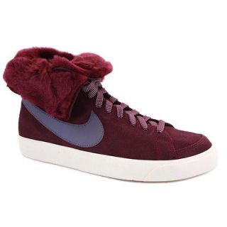   Blazer High Roll 538254 200 Womens Laced suede Hi Top Trainers Filbert