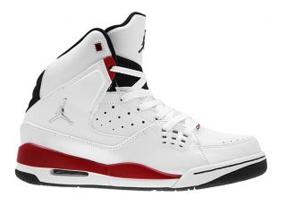 Nike Jordan SC 1 White/Silver/Varsity Red/Black Shoes 407492 101 Mens 