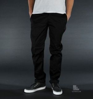 Nike 34 NSW Chino Selvedge Black Pants BNWT 404867 010