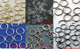   300pcs 2000pcs Metal Open Jumping Rings Finding for Craft 4mm 6mm 8mm