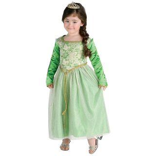 Princess Fiona Costume Shrek Kids/Toddler Girl Fairytale Dress Up Gown 