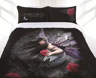 Official ANNE STOKES Rose Fairy Gothic~QUEEN Size Quilt Doona Cover 