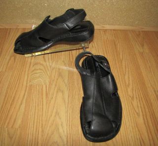 Skechers Black Strap Sandals Mens 8 Int. 41
