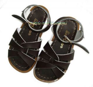 New Sun San Saltwater Original Brown Sandals Sz 4T   3Y