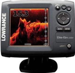 NEW LOWRANCE DownScan Imaging™ Elite 5x DSI Fishfinder )