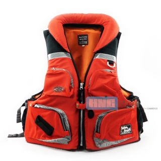   Life Jacket Buoyancy Aid Fishing Vest with Belts PFD Adult Sizes R
