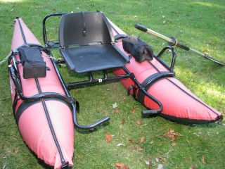 Water Skeeter Pontoon Fishing Boat Inflatable Kick Boat   2 Available