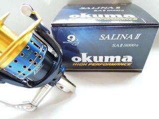   Okuma SALINA II 8000a Jigging Saltwater Spinning Reel big game fishing