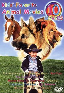 Kids Favorite Animal Movies   Ten Movies on Five DVDs DVD, 2003, 5 