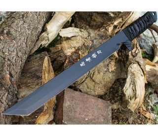   TACTICAL TANTO FULL TANG NINJA COMBAT SWORD Fixed Blade HUNTING KNIFE