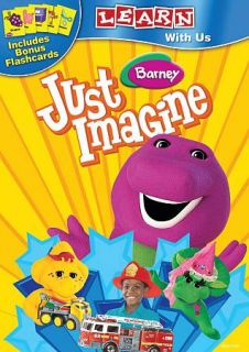 Barney   Just Imagine DVD, 2011, With Flashcards