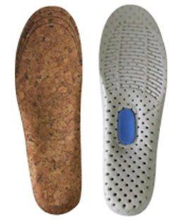 NEW Cork Insoles Shoe Insole Flexible Arch Support i co