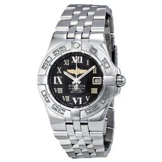 Breitling Womens A71340L2/B950SS Galactic 30 Black Dial Watch 