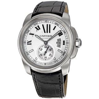 Cartier Mens W7100037 De Cartier Leather Strap Watch Watches  