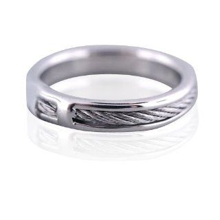 Charriol Sterling silver New Mens Cable Band Ring Jewelry