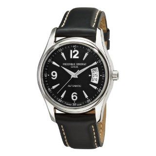 Frederique Constant Mens FC 303B4B26 Junior Black Dial Watch Watches 