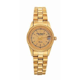 Jules Jurgensen Womens 7679Y Classic Gold Tone Watch Watches  