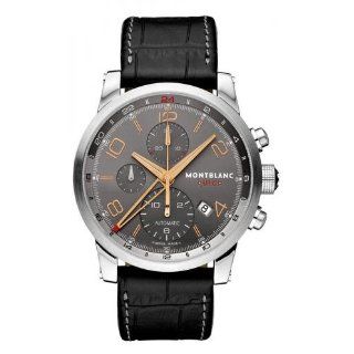 Montblanc Timewalker Automatic Chronograph Anthracite Dial Mens Watch 