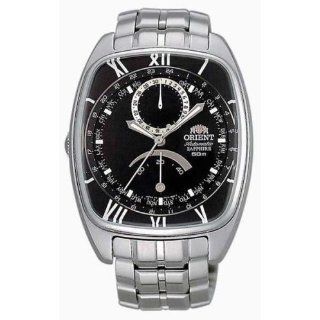Orient Watches Mens, Orient, Casual, Black Dial, Stainless Steel 