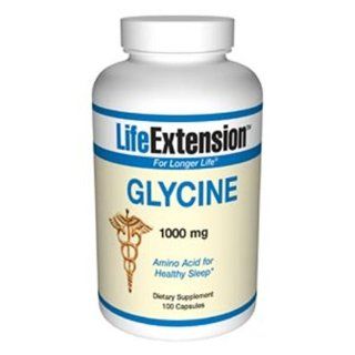 Glycine 1000mg 100caps 100 Count