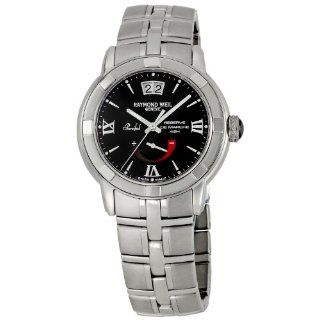 Raymond Weil Mens 2843 ST 00207 Parsifal Black Dial Watch Watches 