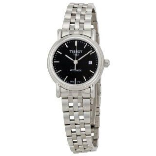 Tissot Womens T95118351 Carson Black Dial Watch Watches 