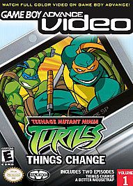 GBA Video Teenage Mutant Ninja Turtles Volume 1 Nintendo Game Boy Advance, 2004