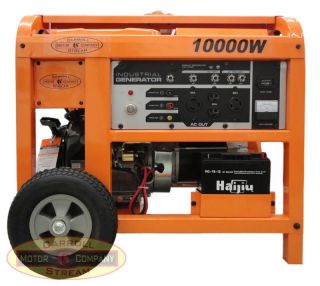 NEW GAS GENERATOR 10000 WATT WITH ELECTRIC START COMMERCIAL RV FREE 