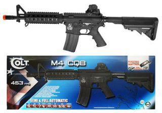   M4 CQB Electric Airsoft Semi/Full Auto Rifle, Metal Gear Box, 453 FPS