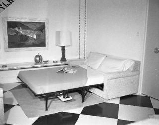 1953 4x5 ORIG NEG Furniture Hide A Way Bed  957