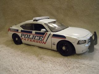 PATERSON NJ POLICE DODGE CHARGER DIECAST UT MODEL WITH WORKING LIGHTS 
