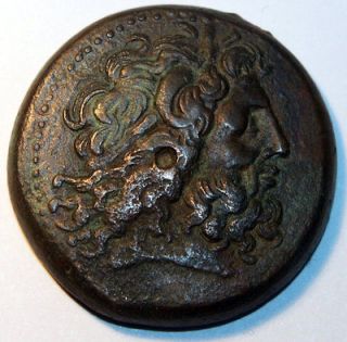 QUALITY LARGE ANCIENT GREEK EGYPTIAN PTOLEMY BRONZE COIN EAGLE 3rd 