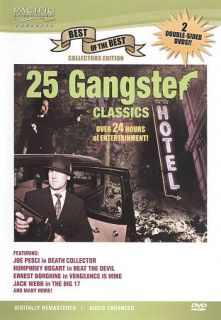 25 Gangster Classics DVD, 2010, 2 Disc Set