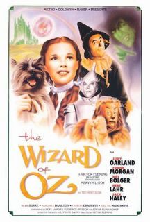   WIZARD OF OZ   LARGE MOVIE POSTER   27 X 40   FULL SIZE GARLAND B 9233
