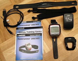   Refurb Garmin Forerunner 305 Red Sports GPS W/ Heart Rate monitor